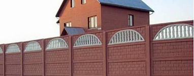 Заборы из бетона