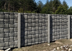 Забор "Плетенка" для загородного дома