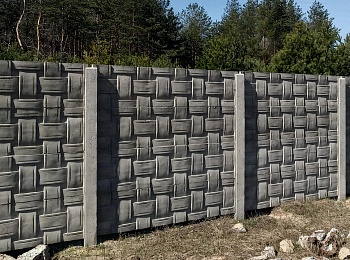 Забор "Плетенка" для загородного дома