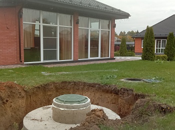 Работы по прокладке сетей водопровода и канализации