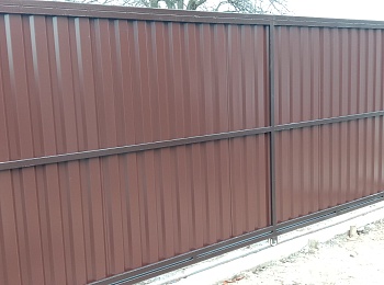 Ворота откатные на рельсовом ходу