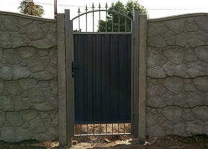 Калитка  "кованная" (с элементами ковки)