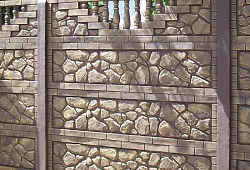 Новинки еврозаборов в Бобруйске, " Греческий" стиль 